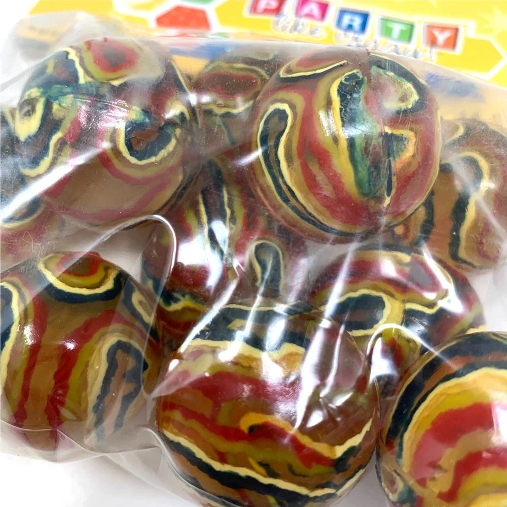 NEW Bouncy Balls 12 Pack Party Favors Marbleized Party Like Crazy Target 2008
